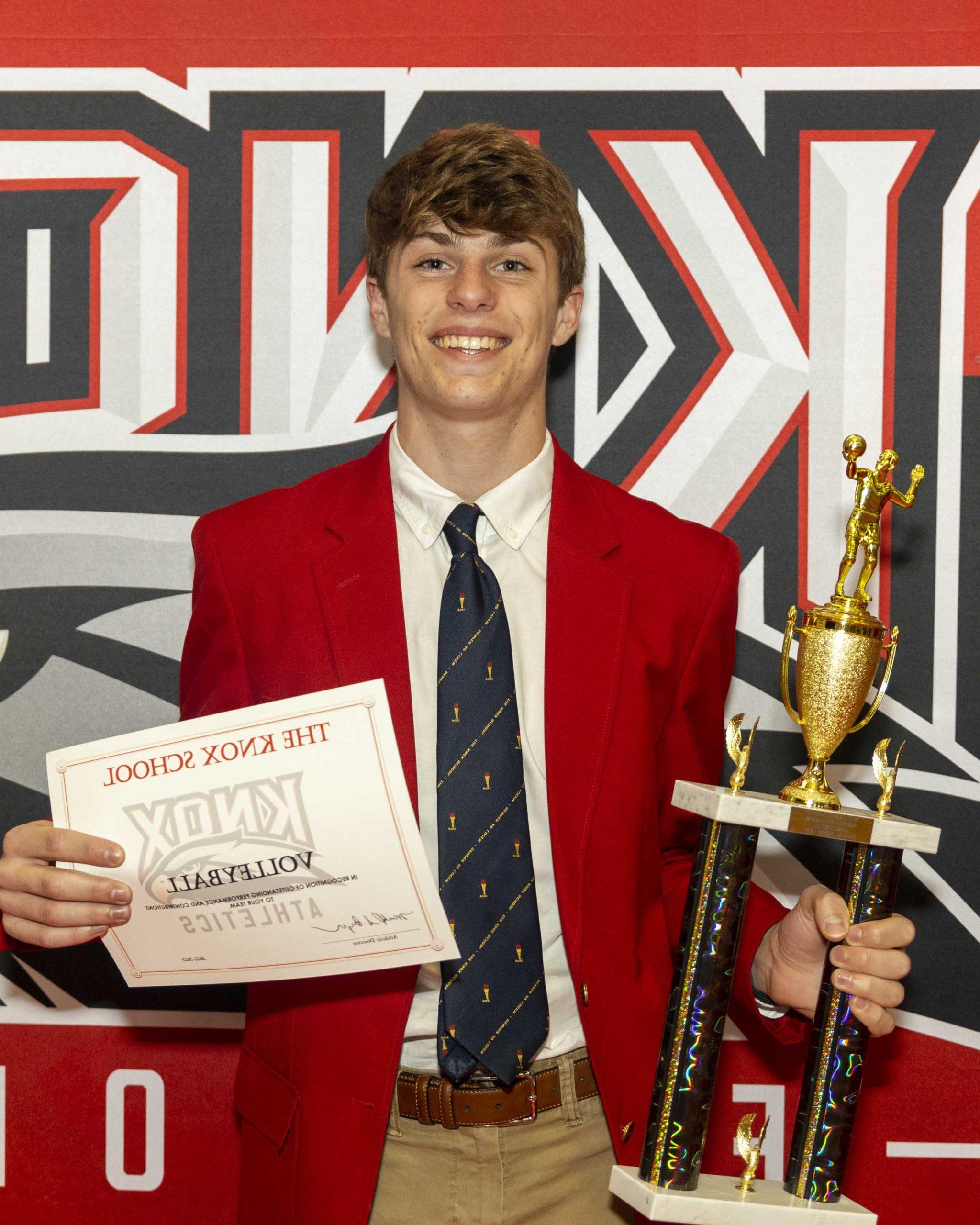 Knox Boys Volleyball Athletic Awards